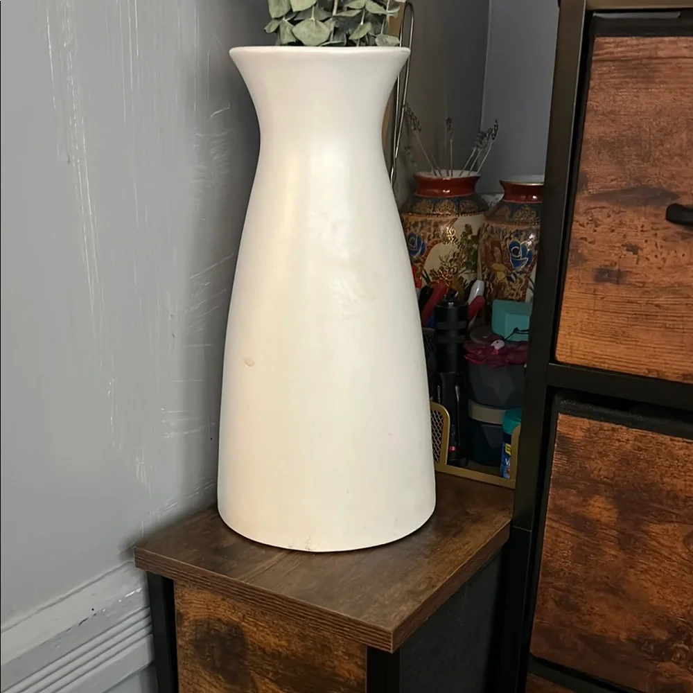 Elegant White Vase